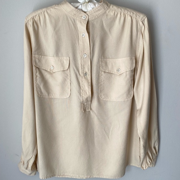 L.L. Bean Silk Blouse - Picture 1 of 5